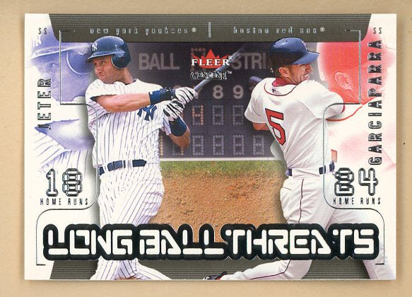 2003 Fleer Genuine Longball Threats #001 Derek Jeter Yankees 513673