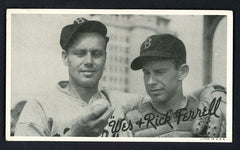 1936 R314 Goudey Wide Pen Rick Ferrell Wes Ferrell VG-EX residue 513710