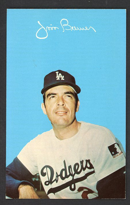 1971 Team Issue Postcard Jim Brewer Dodgers EX 513757