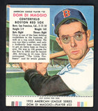 1953 Red Man #022AL Dom DiMaggio Red Sox VG w Tab 513775