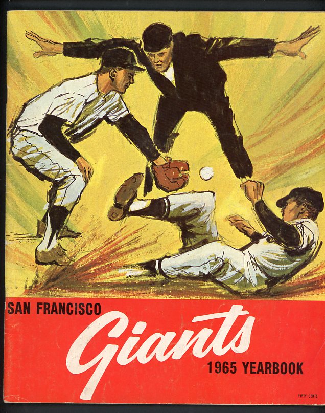 1965 San Francisco Giants Yearbook EX 513784