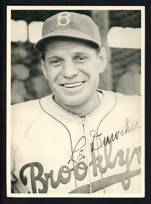 1941 Team Issue Photo Leo Durocher Dodgers EX 513799