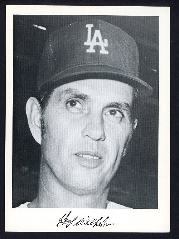 1972 Team Issue Photo Hoyt Wilhelm Dodgers EX 513809