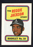 1970 Topps Baseball Story Booklets #010 Reggie Jackson A's EX-MT 513834