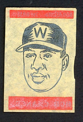 1965 Topps Baseball Transfers Bob Chance Senators VG-EX 513848