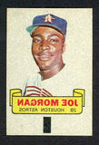 1966 Topps Baseball Rub Offs Joe Morgan Astros EX-MT 513865