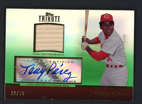 2011 Topps Tribute #TAR-TP1 Tony Perez Reds EX-MT 513874