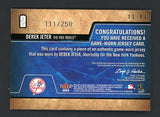 2003 Flair Swatch #SS-DJ Derek Jeter Yankees 513875