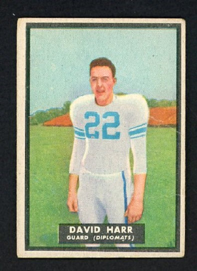 1951 Topps Magic Football #064 David Harr Franklin & Marshall VG-EX 513888