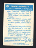 1977 Topps Baseball Cloth Stickers #007 George Brett Royals EX-MT 513896