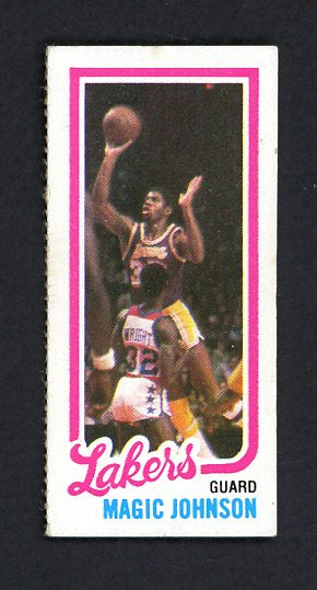 1980 Topps Basketball #139 Magic Johnson Lakers EX-MT 513903