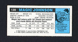 1980 Topps Basketball #139 Magic Johnson Lakers EX-MT 513903