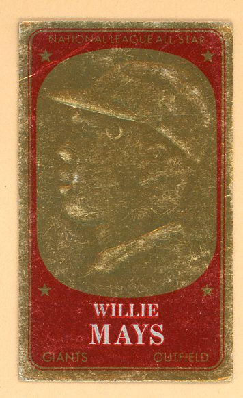 1965 Topps Baseball Embossed #027 Willie Mays Giants VG 513913