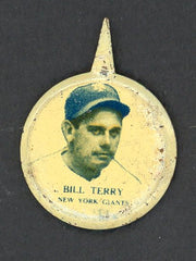 1938 PM8 Our National Game Pin Bill Terry Giants EX 513922