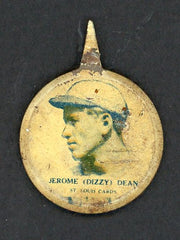 1938 PM8 Our National Game Pin Dizzy Dean Cardinals VG 513923