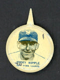 1938 PM8 Our National Game Pin Jimmy Ripple Giants EX 513927