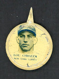 1938 PM8 Our National Game Pin Lou Chiozza Giants EX 513928