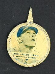 1938 PM8 Our National Game Pin Buddy Lewis Senators EX 513930