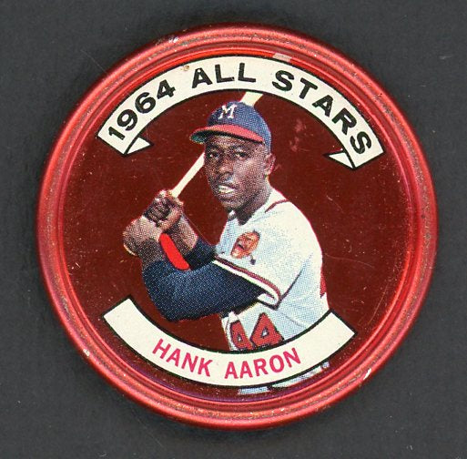 1964 Topps Baseball Coins #149 Hank Aaron A.S. Braves EX-MT 513940