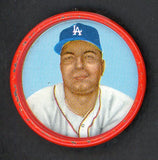 1963 Salada Baseball Coins #009 Johnny Podres Dodgers EX 513946