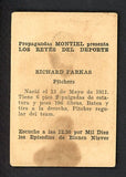 1946 Propagandas Montiel #174 Richard Farkas Miami VG 513999