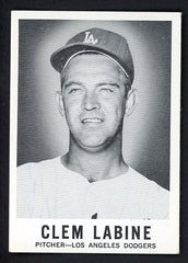 1960 Leaf Baseball #060 Clem Labine Dodgers EX-MT 514061