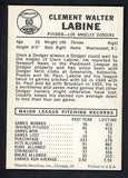 1960 Leaf Baseball #060 Clem Labine Dodgers EX-MT 514061