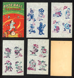 1960's Japanese Baseball Tattoos EX-MT 514077