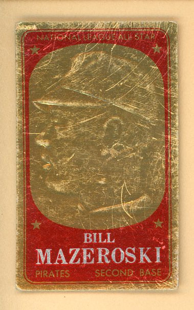 1965 Topps Baseball Embossed #023 Bill Mazeroski Pirates VG-EX 514078