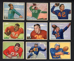 1950 Bowman Football Complete Set EX Baugh Graham Layne 514090