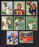 1950 Bowman Football Complete Set EX Baugh Graham Layne 514090