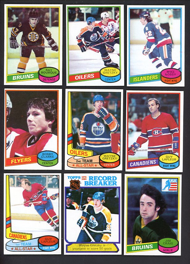 1980 Topps Hockey Complete Set EX+/EX-MT Scratched Gretzky Bourque 514100