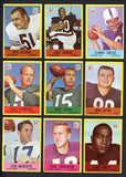 1967 Philadelphia Football Complete Set VG-EX/EX Sayers Unitas 514111