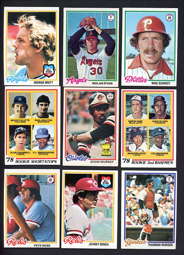 1978 Topps Baseball Complete Set VG-EX/EX Murray Molitor Ryan 514125