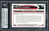 2012 Topps Chrome #196A Bryce Harper Nationals BVG 9 MINT 514165