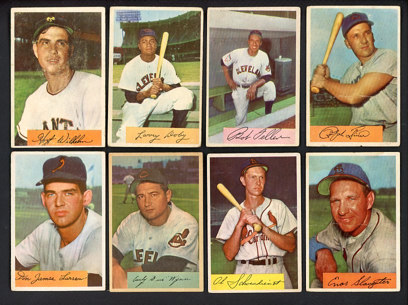 1954 Bowman Set Lot 112 Diff Bargain Grade Feller Kiner Wynn 514190