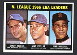 1967 Topps Baseball #234 N.L. ERA Leaders Sandy Koufax EX-MT 514193