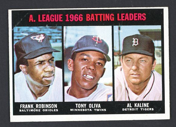 1967 Topps Baseball #239 A.L. Batting Leaders Robinson EX-MT 514194