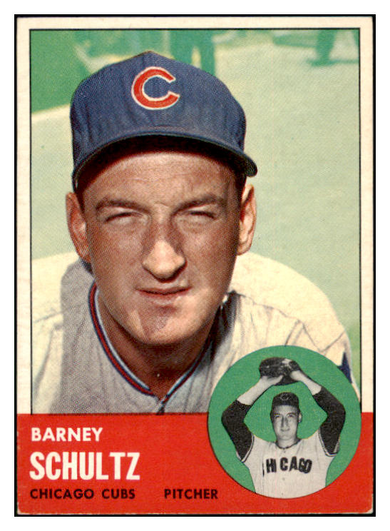 1963 Topps Baseball #452 Barney Schultz Cubs EX-MT 514201