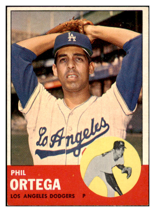 1963 Topps Baseball #467 Phil Ortega Dodgers EX-MT 514211