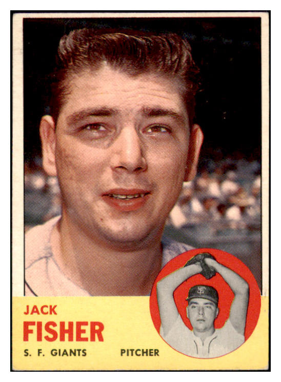 1963 Topps Baseball #474 Jack Fisher Giants EX-MT 514214