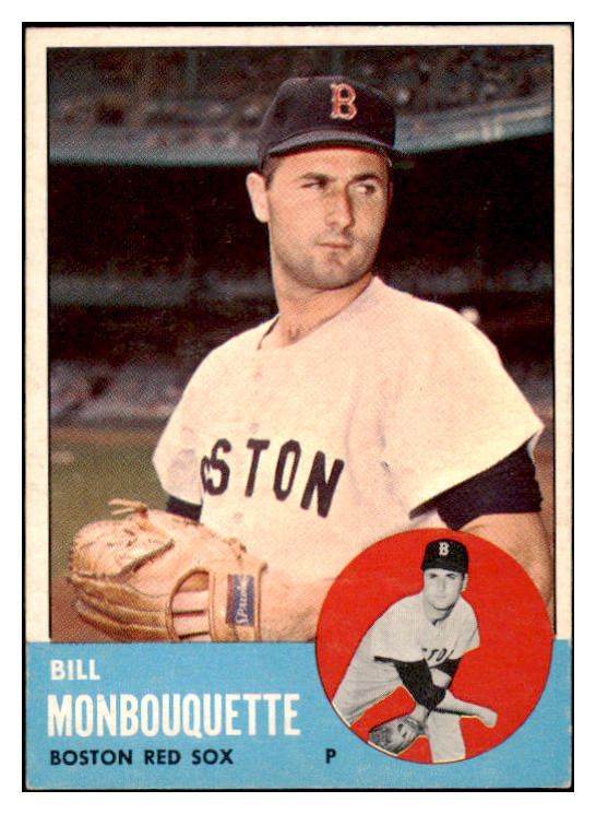 1963 Topps Baseball #480 Bill Monbouquette Red Sox EX-MT 514217