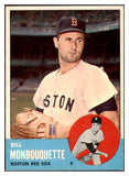 1963 Topps Baseball #480 Bill Monbouquette Red Sox EX-MT 514217