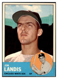 1963 Topps Baseball #485 Jim Landis White Sox EX-MT 514219