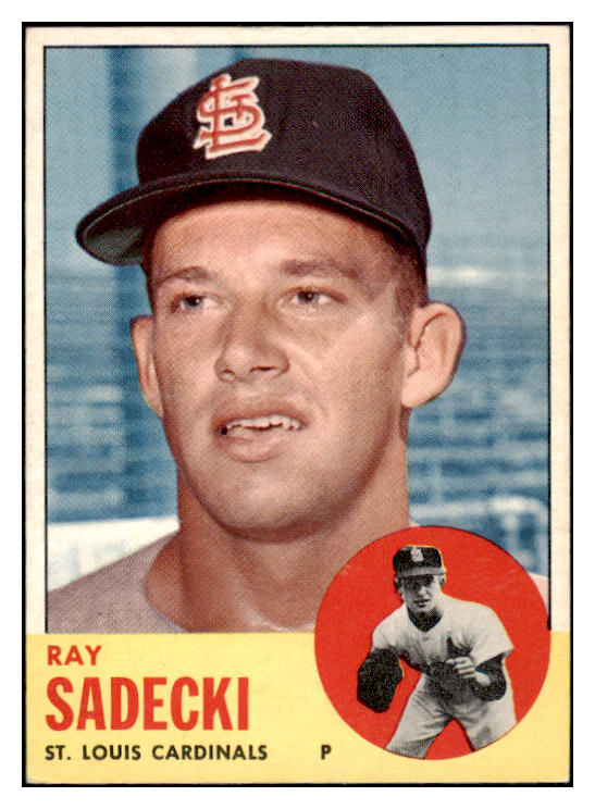 1963 Topps Baseball #486 Ray Sadecki Cardinals EX-MT 514220