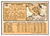 1963 Topps Baseball #486 Ray Sadecki Cardinals EX-MT 514220