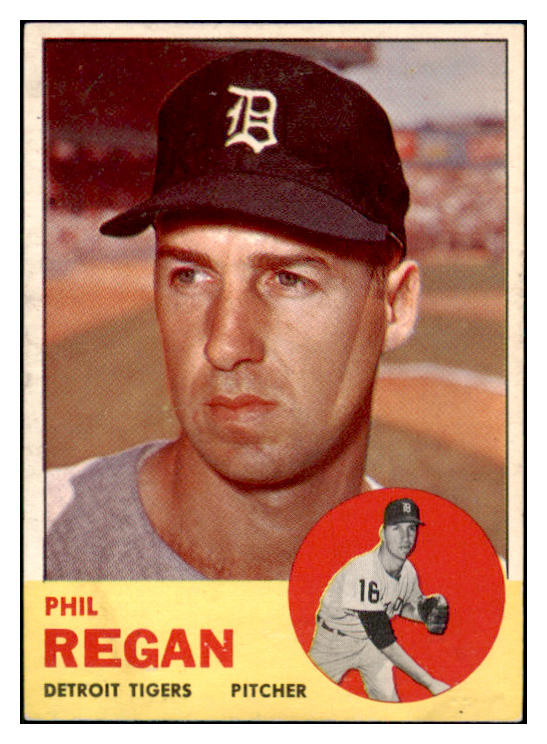 1963 Topps Baseball #494 Phil Regan Tigers EX-MT 514222