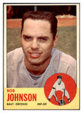 1963 Topps Baseball #504 Bob Johnson Orioles EX-MT 514225