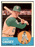 1963 Topps Baseball #539 Wayne Causey A's EX-MT 514239