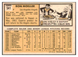 1963 Topps Baseball #541 Ron Moeller Angels EX-MT 514240